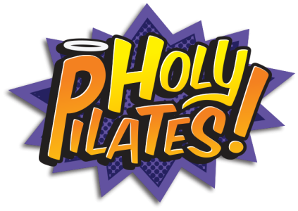 holy pilates lockup logo